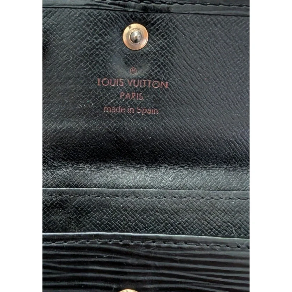 Louis Vuitton Black Epi Leather Key Holder Multiclés CA0032 Vintage 2002